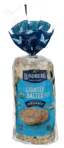 Lundberg Family Farms Rice Cake Brown Low Sodium Organic Gluten Free