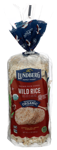 Lundberg Family Farms Rice Cake Wild Rice Organic Gluten Free