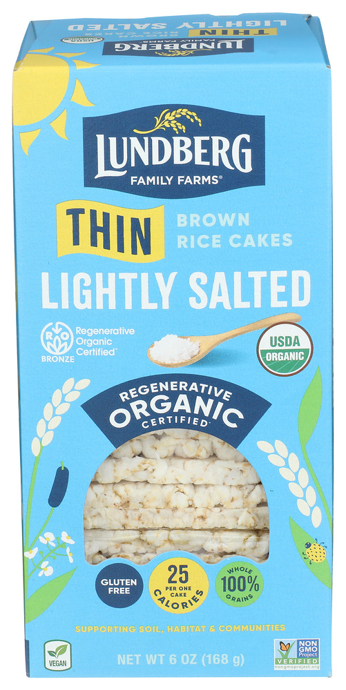 Lundberg Family Farms Thin Stackr Br Rce Lt Salt