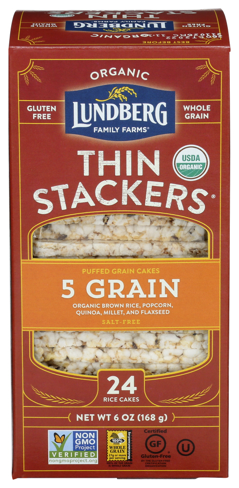 Lundberg Family Farms Thin Stackr Five Grain