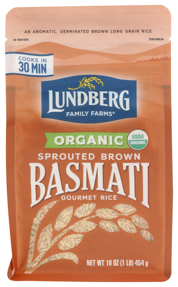 Lundberg Family Farms Rice Brown Bsmti Og Sprtd, 16 oz