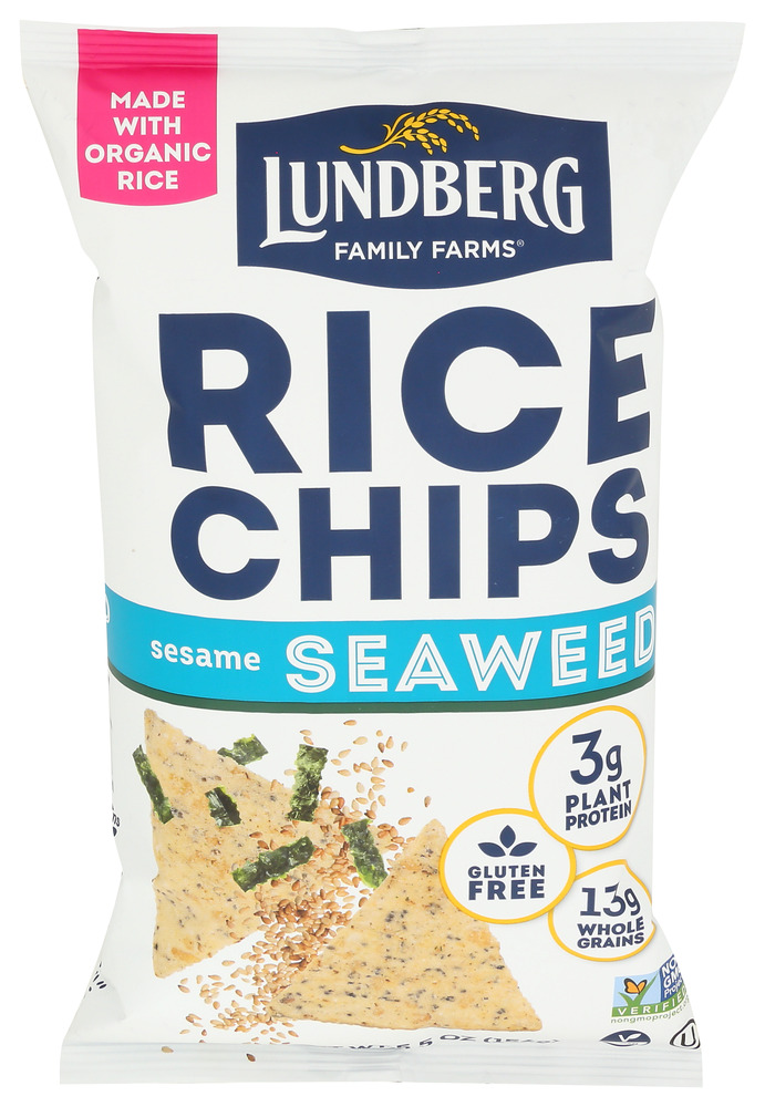 Lundberg Family Farms Chip Rice Sesame Seaweed Gluten Free