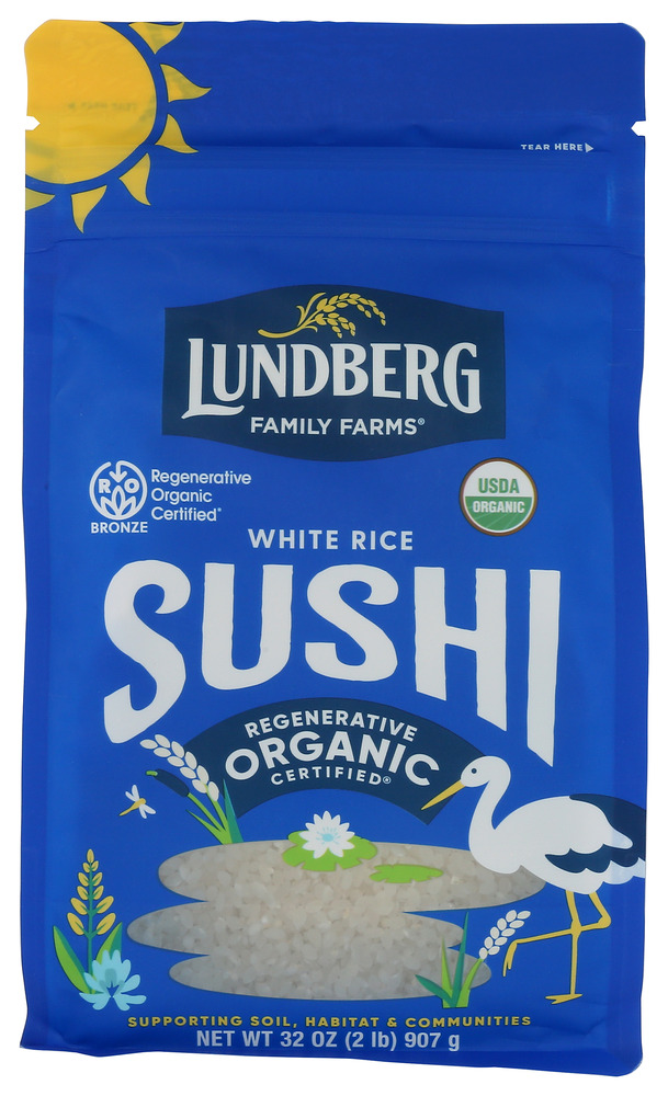 Lundberg Family Farms Rice Sushi Short Green Organic Gluten Free