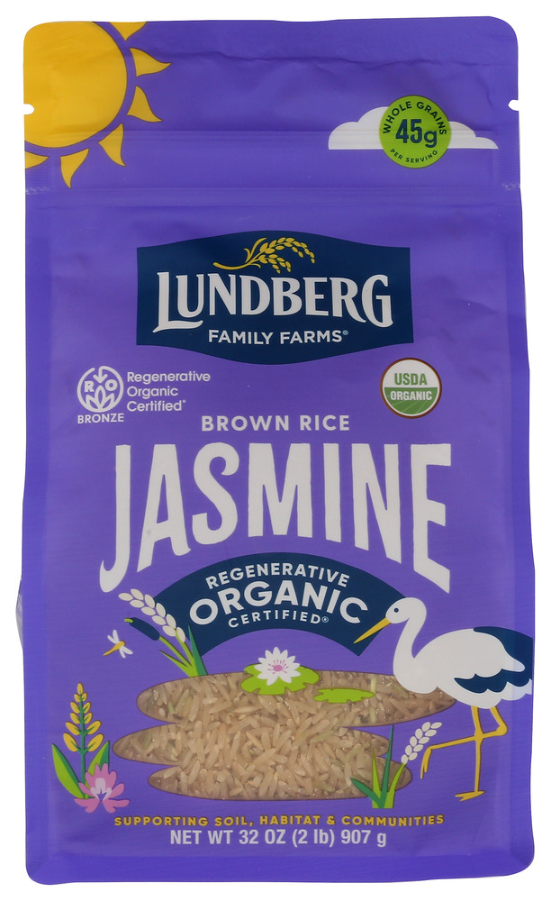 Lundberg Family Farms Rice Brown Jasmine Organic