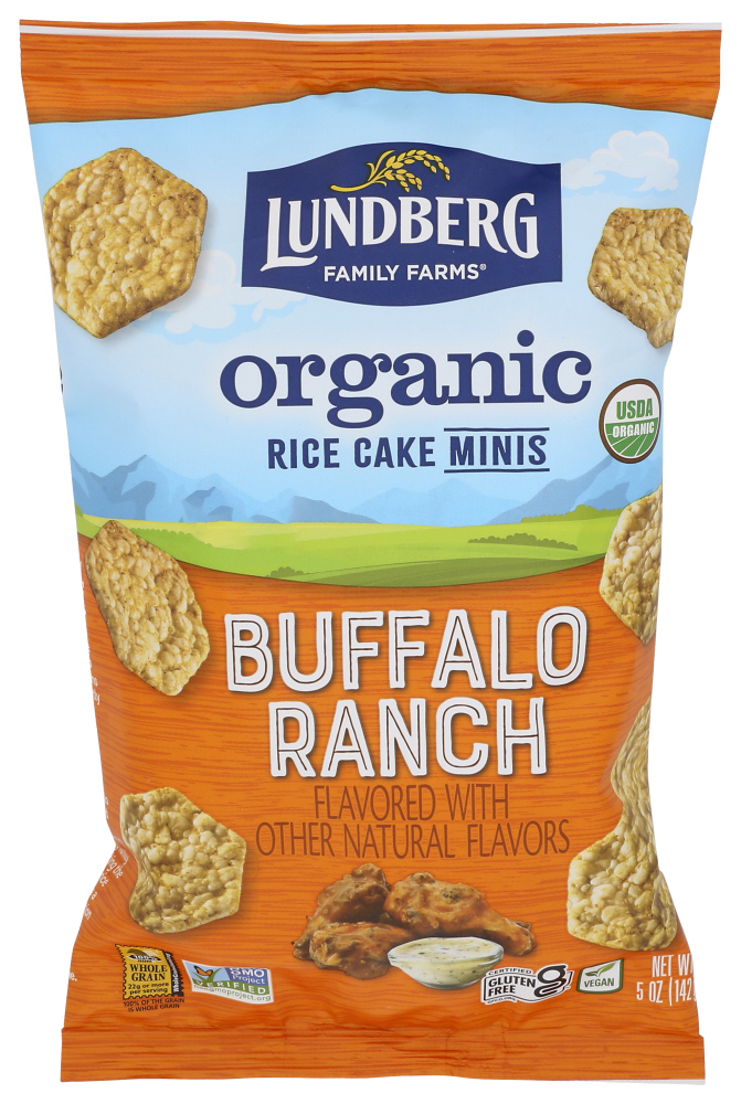 Lundberg Family Farms Rice Cakes Bufal Rch Mini