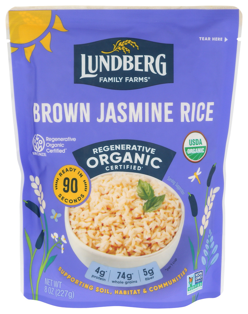 Lundberg Family Farms Rice Brown Thai Hom Mali Organic