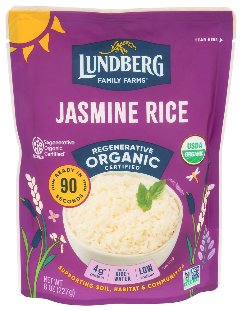 Lundberg Family Farms Rice Wh Jas Thai Hom Mal Organic, 8 oz