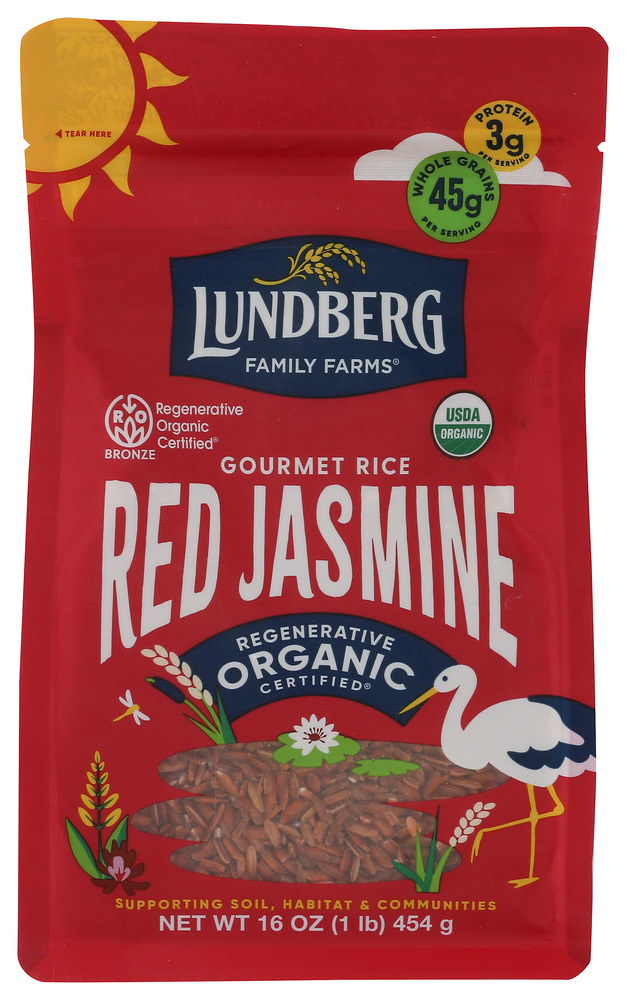 Lundberg Family Farms Rice Red Jasmine Ca Organic