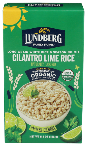 Lundberg Family Farms Rice White Cilntro Lme En