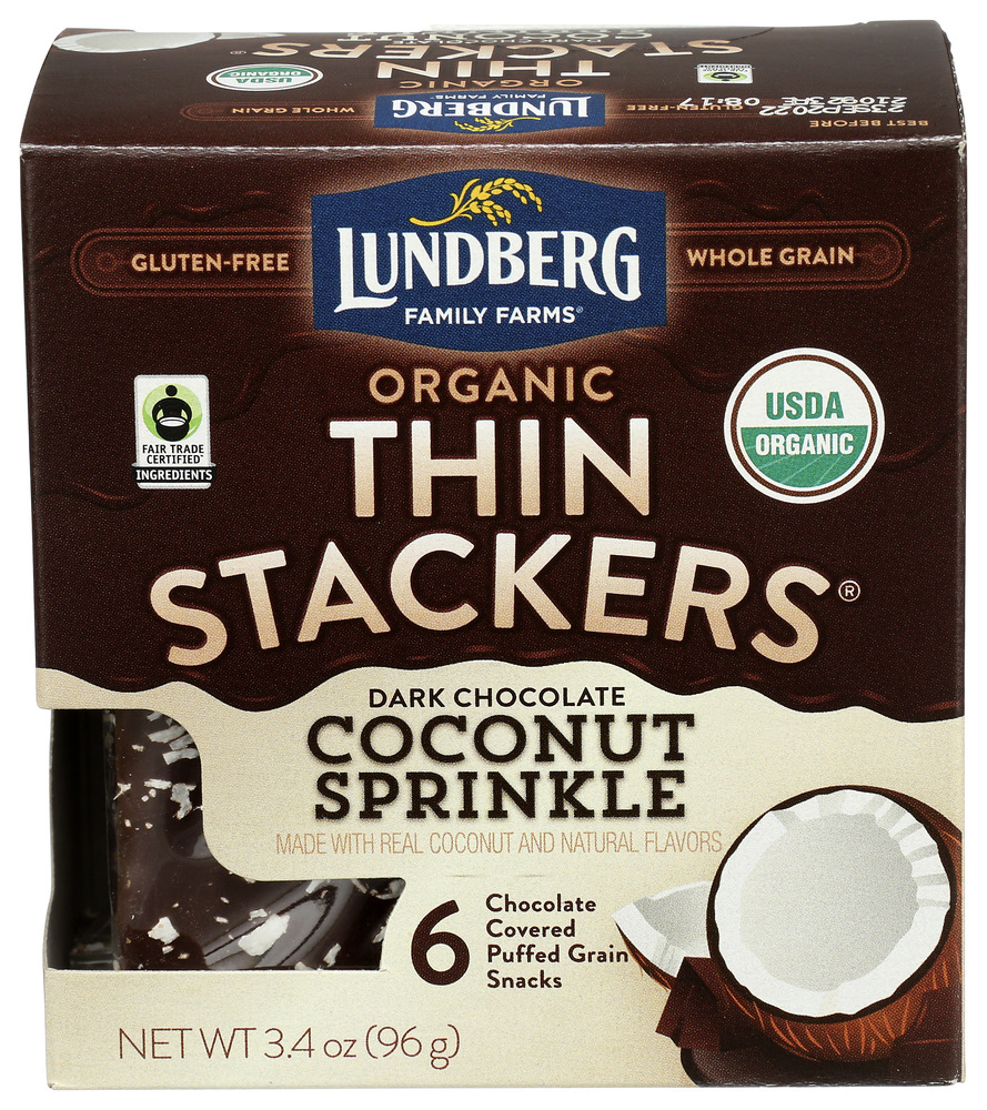 Lundberg Family Farms Rice Cake Dark Chocolate Coconut