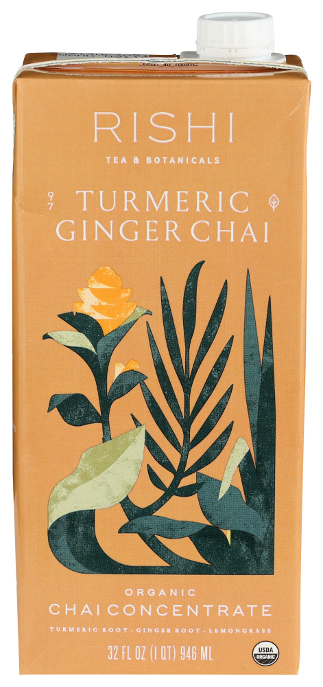 Rishi Tea Beverage Turmric Ginger Chai Con