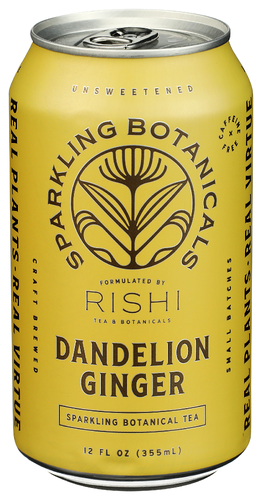 Rishi Tea Beverage Sparkling Dandelion Ginger