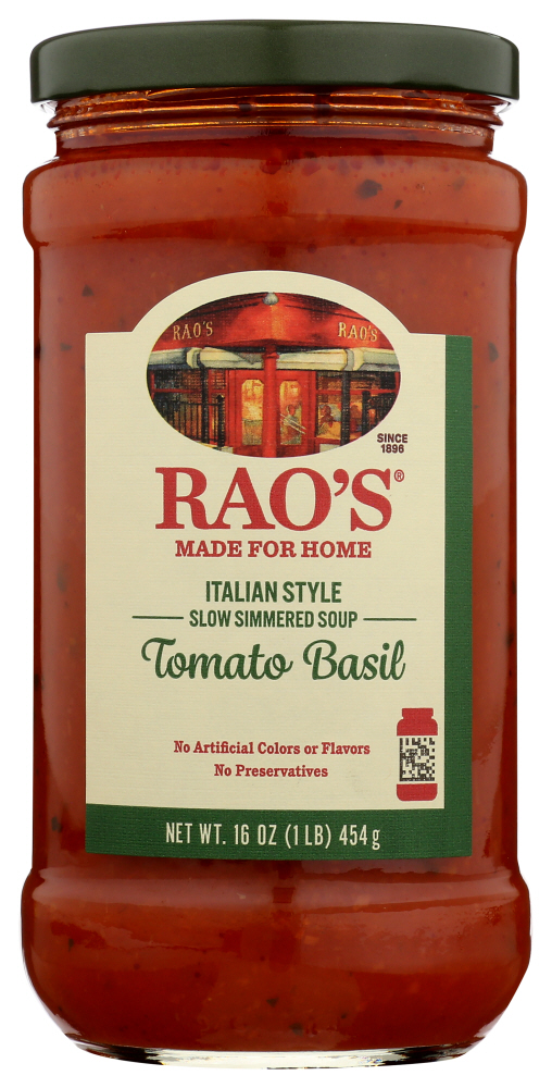 Rao's Soup Ready to Eat Tomato Basil