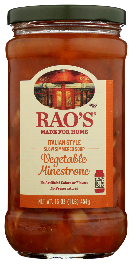 Rao's Soup Ready to Eat Vegetable Minestrone