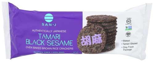 San-J Cracker Black Rce Sesame