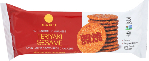San-J Cracker Brown Rce Tryk Sesame Gluten Free