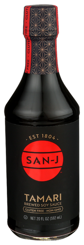 San-J Sauce Soy Tamari Black Lbl