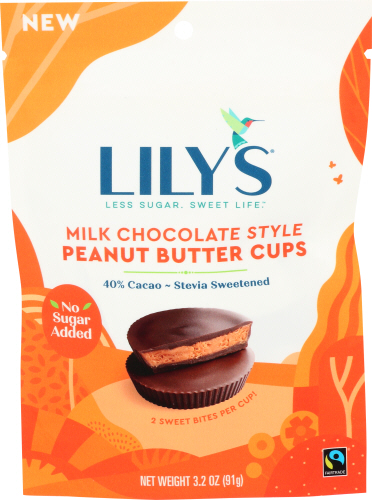 Lily's Sweets Chocolate Milk Chocolate Peanut Butter Cup