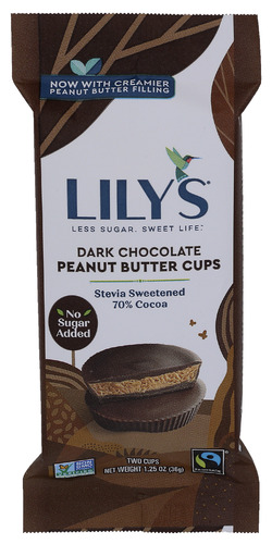 Lily's Sweets Cups Dark Chocolate Peanut Butter