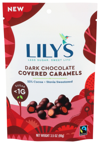 Lily's Sweets Caramels Dark Chocolate