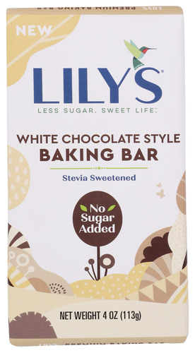 Lily's Sweets Bar Bakng Vert White Chocolate