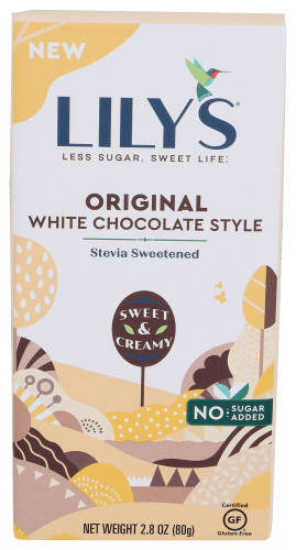 Lily's Sweets Bar Chocolate White