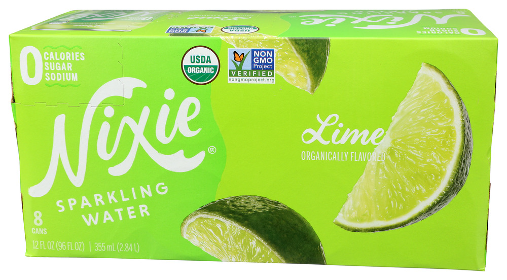 Nixie Sparkling Water Water Sparkling Lime 8 pk