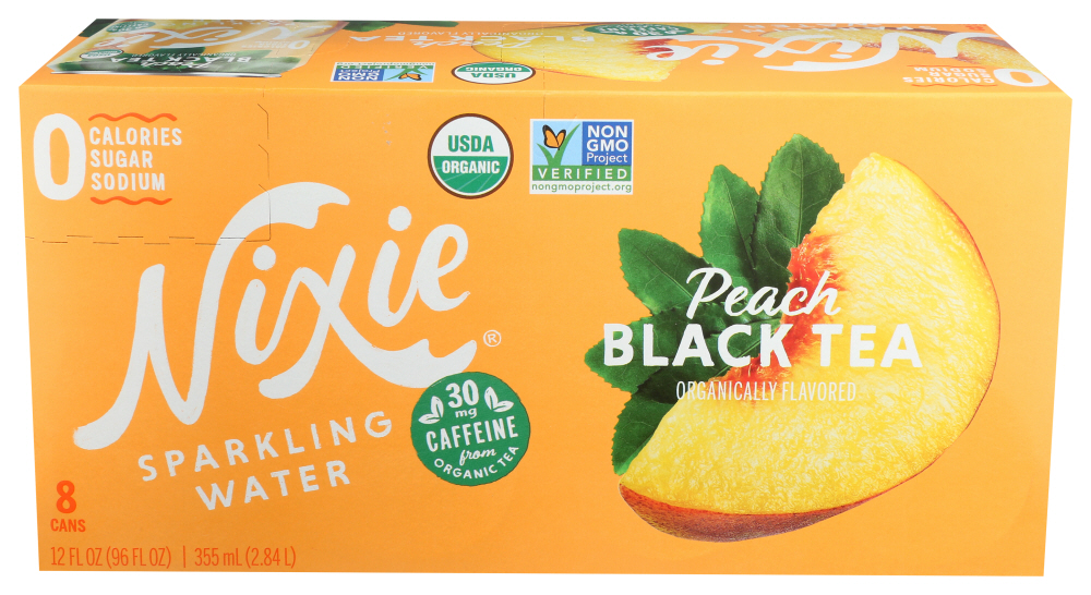 Nixie Sparkling Water Water Sparkling Peach Black Tea