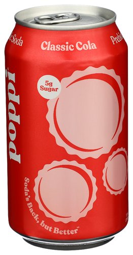 Poppi Soda Prebiotic Cola Clsc