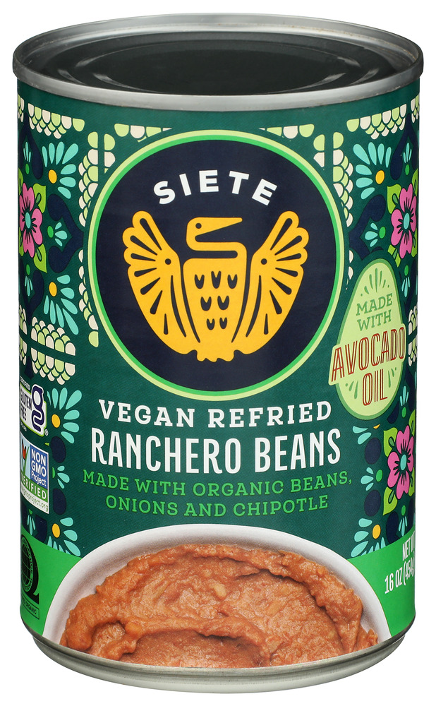 Siete Foods Beans Refried Ranchero