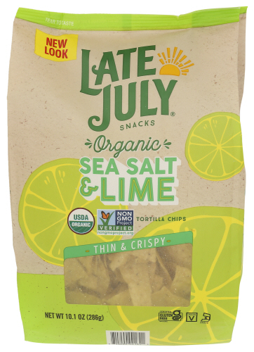 Late July Chip Tortilla Sea Salt Lime Rsty
