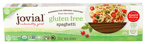 Jovial Foods Pasta Brown Rice Organic Spaghetti