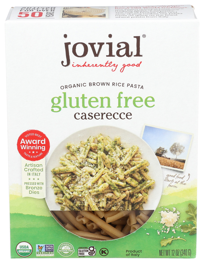 Jovial Foods Pasta Caserecce Brown Rice Organic