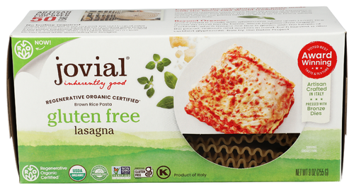 Jovial Foods Pasta Brown Rice Lasagna Organic