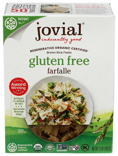 Jovial Foods Pasta Farfalle Brown Rice