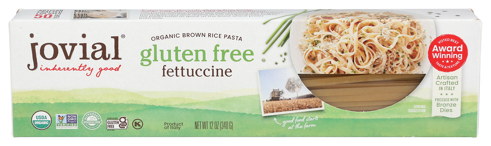 Jovial Foods Pasta Brown Rice Organic Fettucc