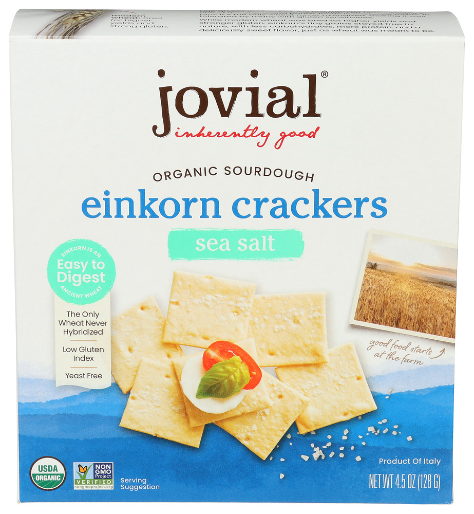 Jovial Foods Cracker Sourdgh Sea Salt