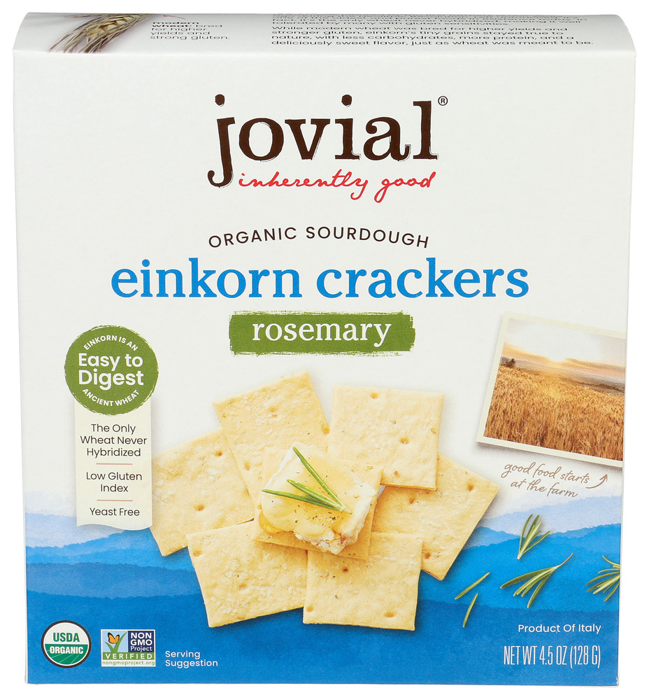 Jovial Foods Cracker Sourdgh Rosemary