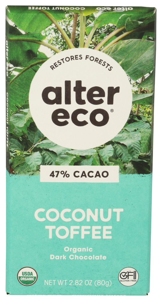 Alter Eco Chocolate Dark Coconut Toffee