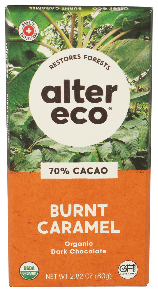 Alter Eco Chocolate Bar Dark Salted Brnt Caramel