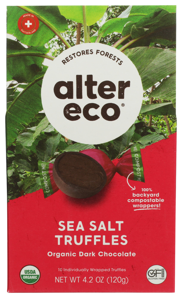 Alter Eco Chocolate Truffle Sea Salt