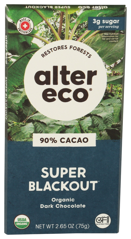 Alter Eco Chocolate Bar Supr Blckout Organic