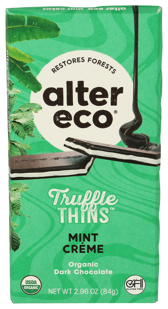 Alter Eco Chocolate Bar Truffle Mint