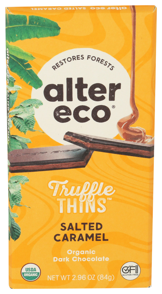 Alter Eco Chocolate Bar Truffle Salt Carm