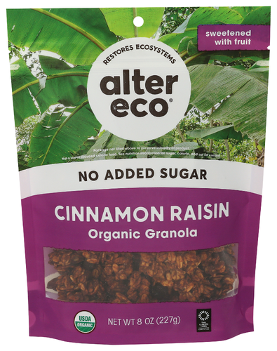 Alter Eco Granola Cinnamon Raisin
