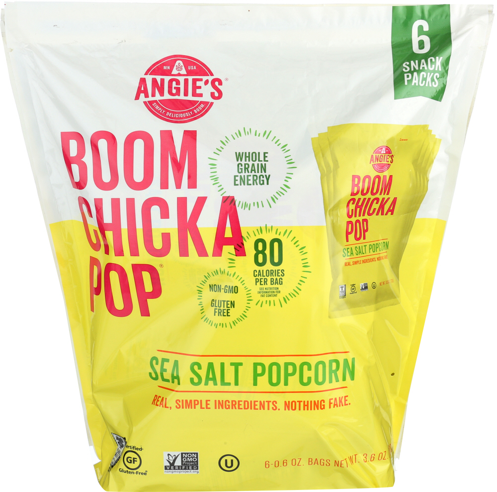 Angie's BOOMCHICKAPOP Popcorn Sea Salt Bmchkapop Ml