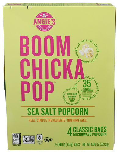 Angie's BOOMCHICKAPOP Popcorn Microwve Sea Salt