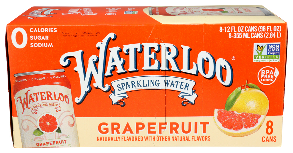 Waterloo Sparkling Water Water Sparkling Grpefrut 8 pk