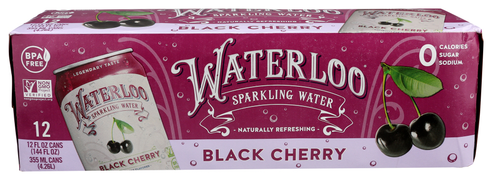 Waterloo Sparkling Water Water Sparkling Black Chrry12pk
