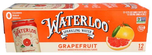 Waterloo Sparkling Water Water Sparkling Grpfrt 12 pk